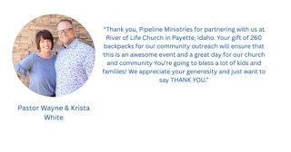 Pastor Wayne and Krista White